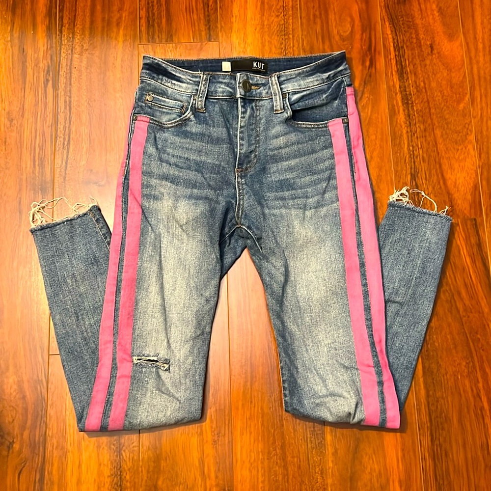 Kut Connie High Rise Ankle Skinny Size 0